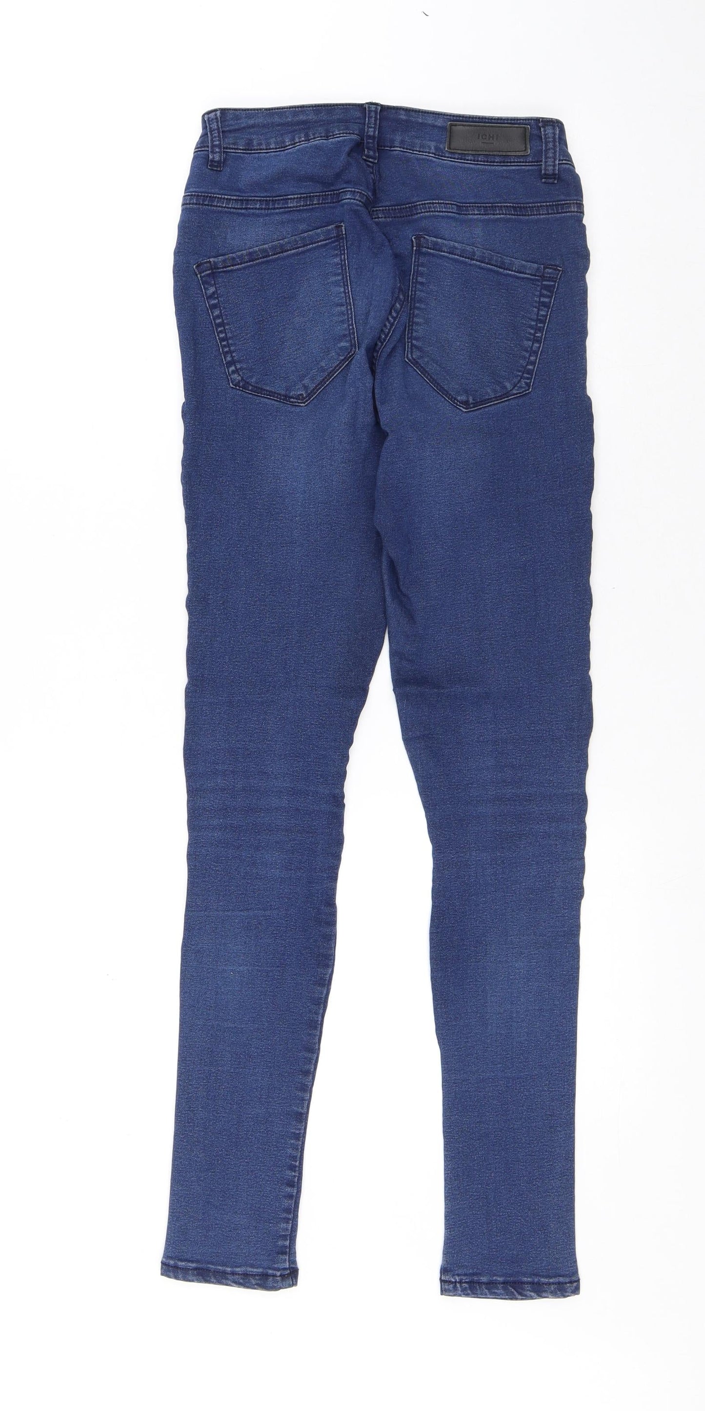 ICHI Womens Blue Cotton Skinny Jeans Size 25 in L30 in Regular Button