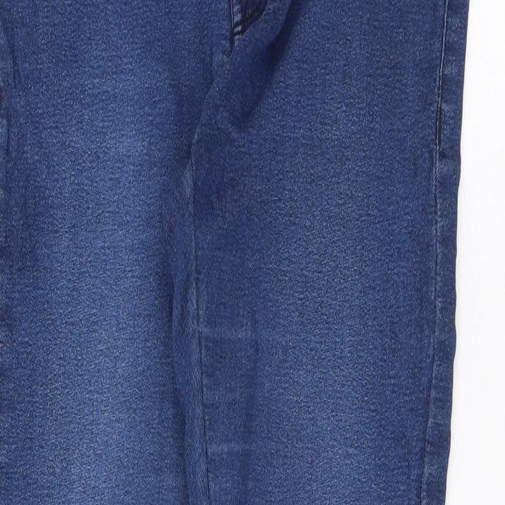 ICHI Womens Blue Cotton Skinny Jeans Size 25 in L30 in Regular Button