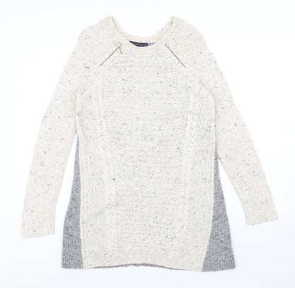 Womens UK Size 8 Marks and Spencer Grey Pullover Jumper
