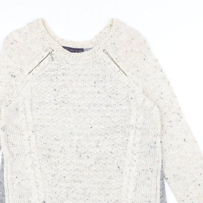 Womens UK Size 8 Marks and Spencer Grey Pullover Jumper