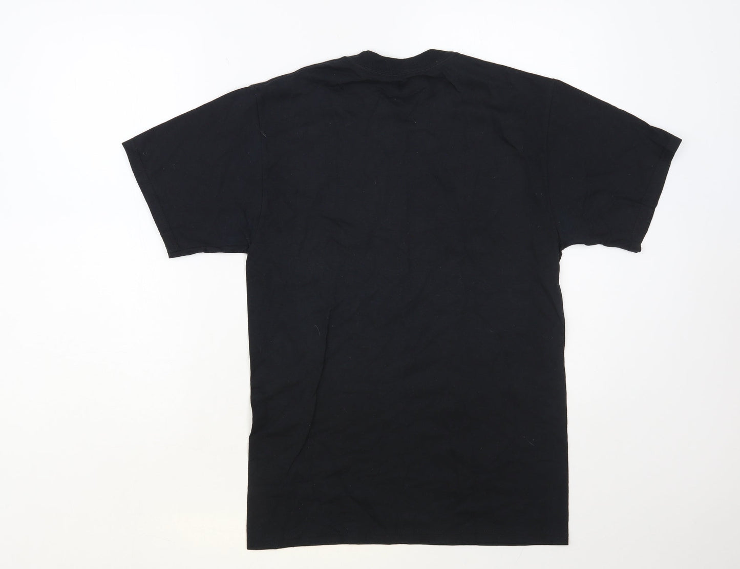 Mens UK Size S Hanes Black  T-Shirt