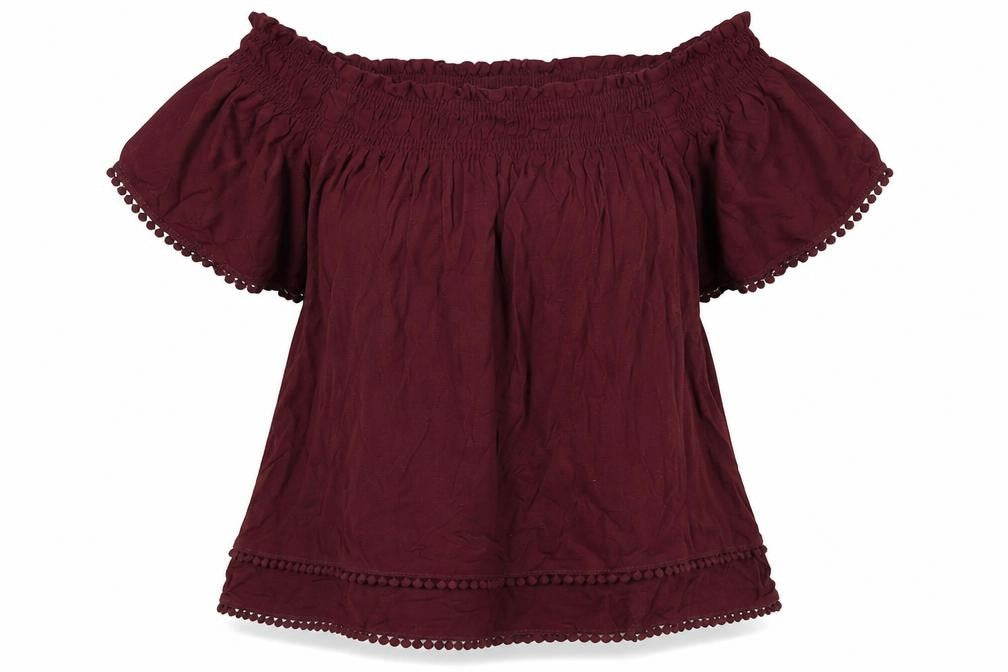 Womens UK Size 10 New Look Purple Basic Blouse