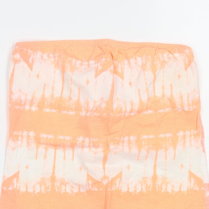 Womens UK Size 6 New Look Orange Basic Tank