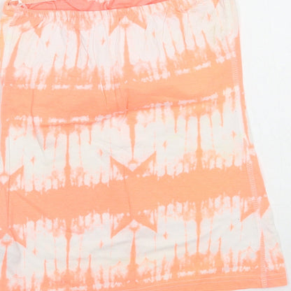 Womens UK Size 6 New Look Orange Basic Tank