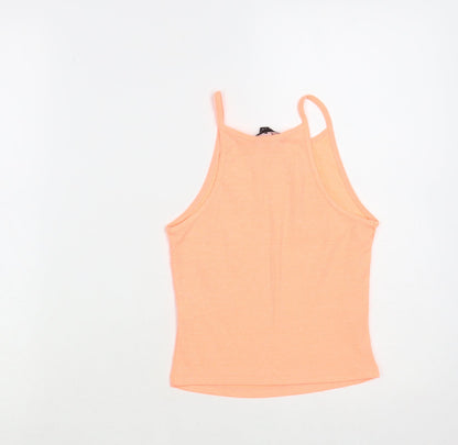 Womens UK Size 8 New Look Orange Camisole Tank