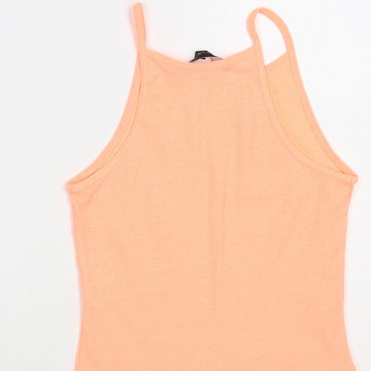 Womens UK Size 8 New Look Orange Camisole Tank