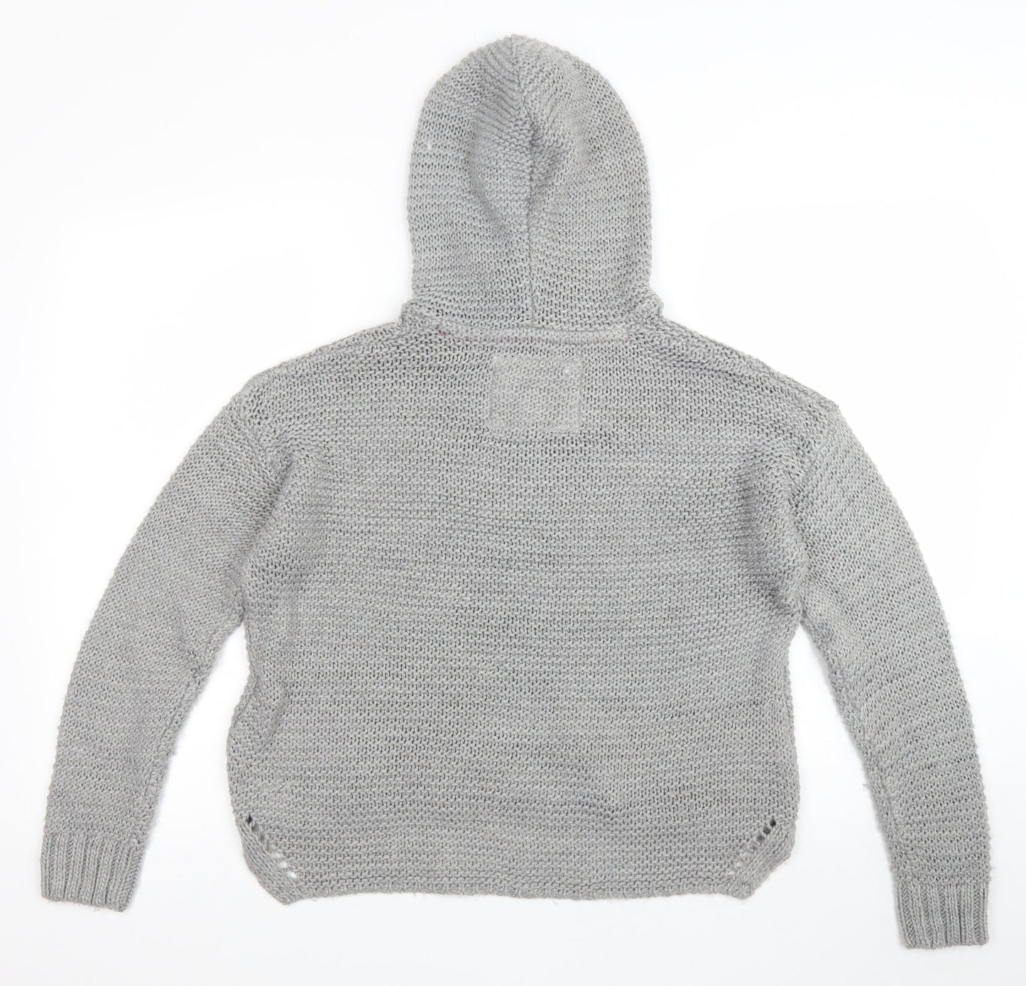 Womens UK Size S New Look Grey Pullover Jumper