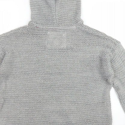 Womens UK Size S New Look Grey Pullover Jumper