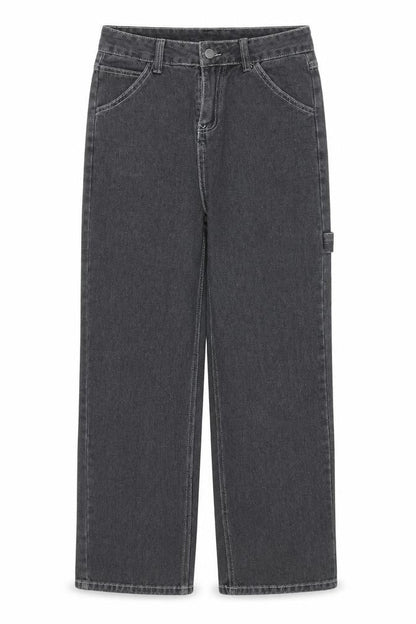 Womens UK Size L Preworn Regular Fit Straight Grey Jeans