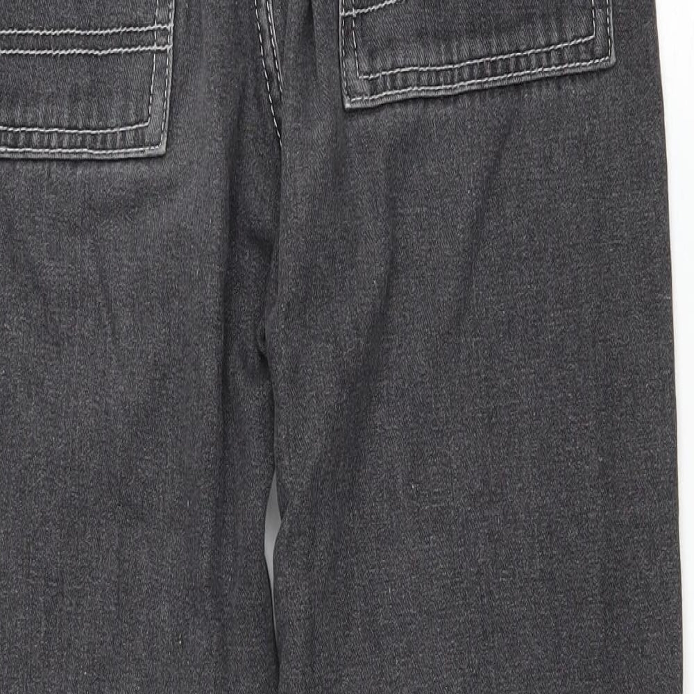 Womens UK Size L Preworn Regular Fit Straight Grey Jeans