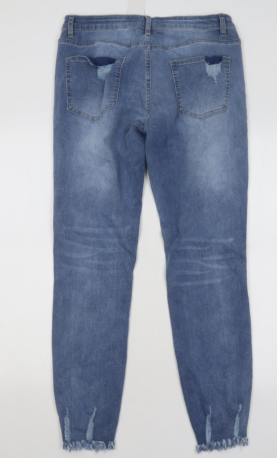 Womens UK Size M Sheilay Regular Fit Skinny Blue Jeans