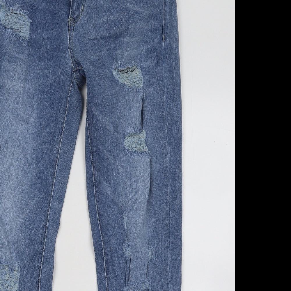 Womens UK Size M Sheilay Regular Fit Skinny Blue Jeans