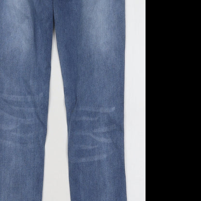 Womens UK Size M Sheilay Regular Fit Skinny Blue Jeans