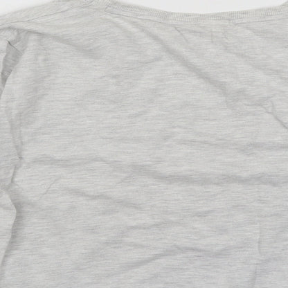 Primark Womens Grey Cotton Pullover Sweatshirt Size 12 Pullover - Duvet Day Disney