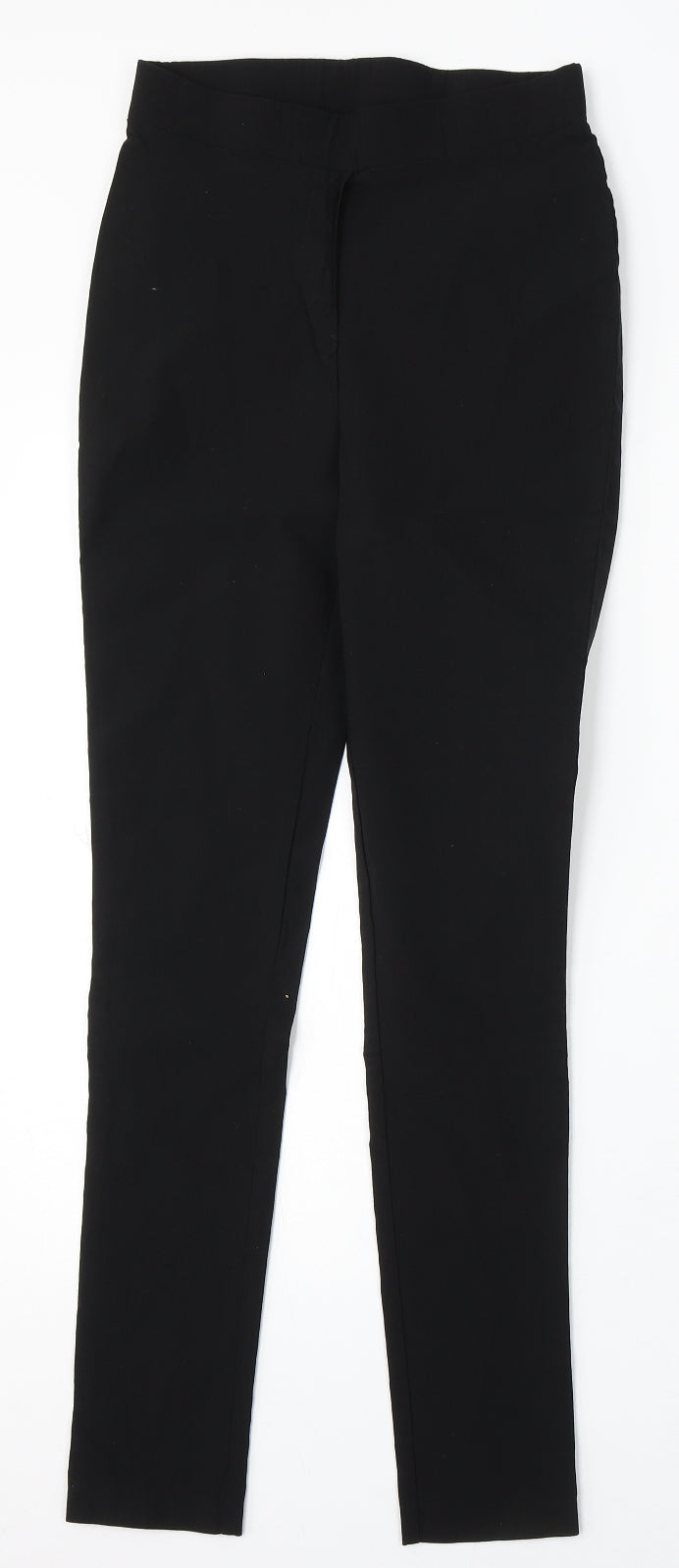 Peacocks Womens Black Cotton Jegging Jeans Size 10 L28 in Regular