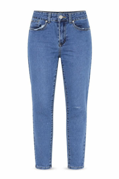 Womens UK Size 8 Denim & Co. Regular Fit Skinny Blue Jeans