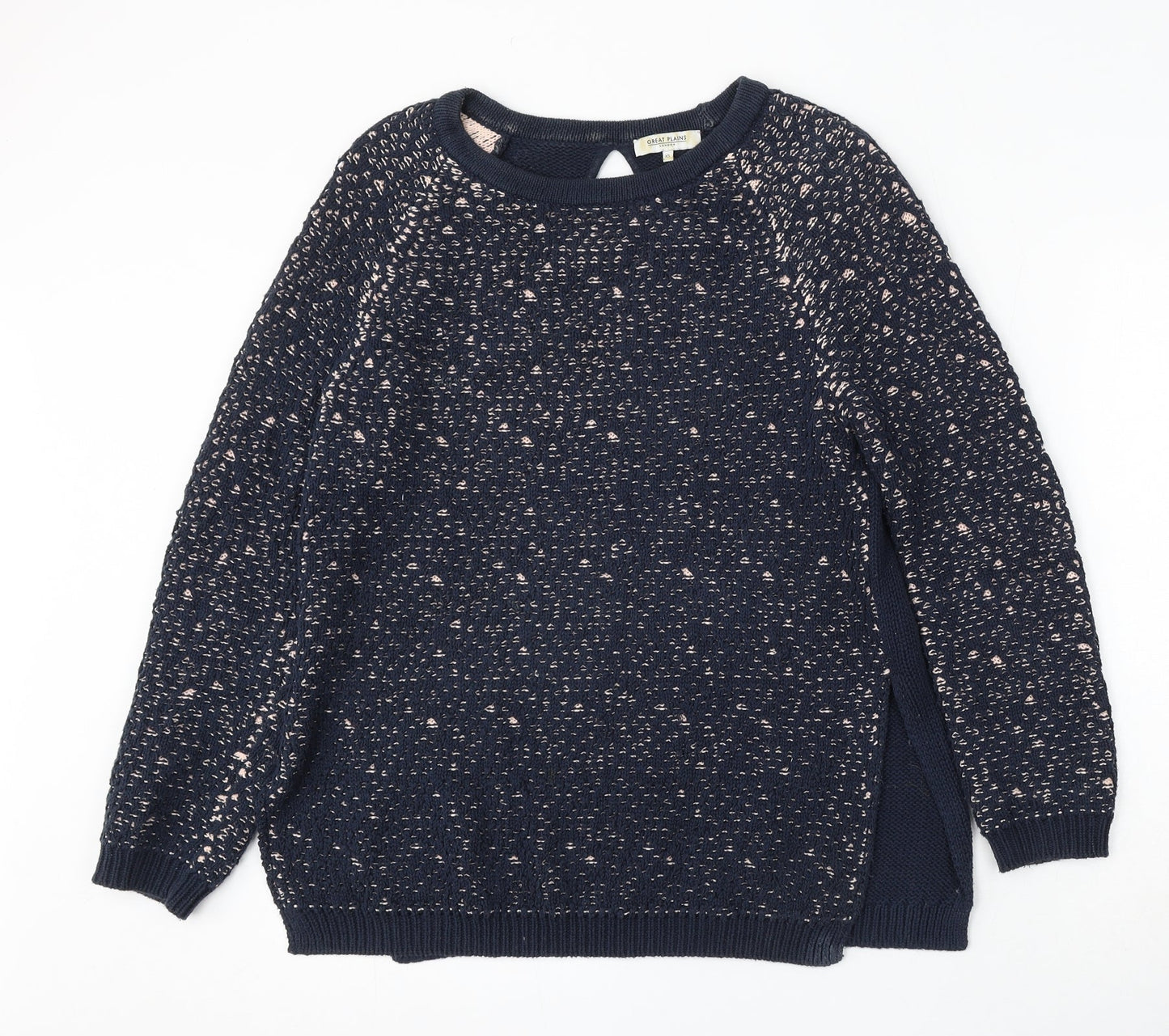 Womens UK Size XS Great Plains Blue Pullover Jumper