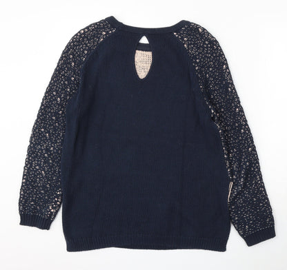 Womens UK Size XS Great Plains Blue Pullover Jumper