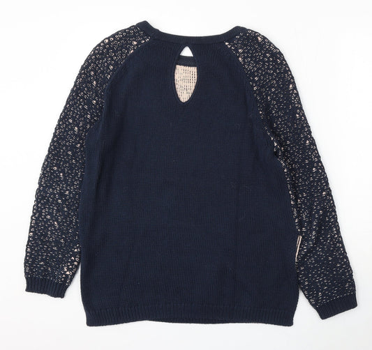 Womens UK Size XS Great Plains Blue Pullover Jumper