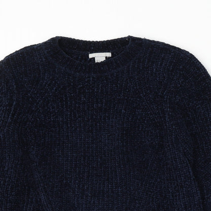 Womens UK Size S H&M Blue Pullover Jumper