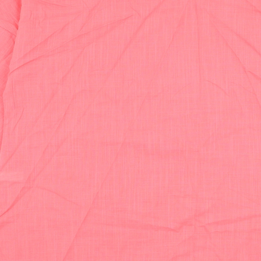 Womens UK Size XL Preworn Pink Basic Blouse