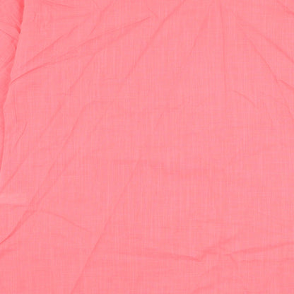 Womens UK Size XL Preworn Pink Basic Blouse