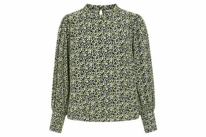 Womens UK Size M H&M Green Basic Blouse