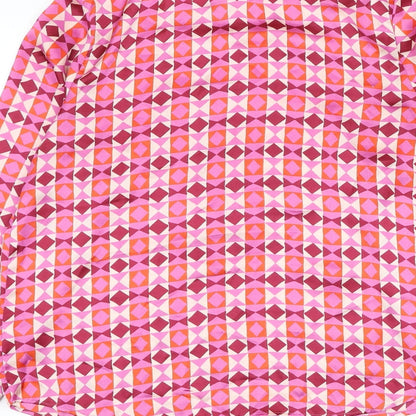 Womens UK Size 10 Gallery Pink Basic Button-Up
