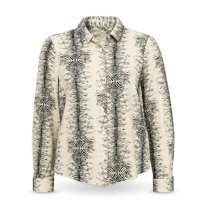 Womens UK Size 8 Debenhams Beige Basic Button-Up