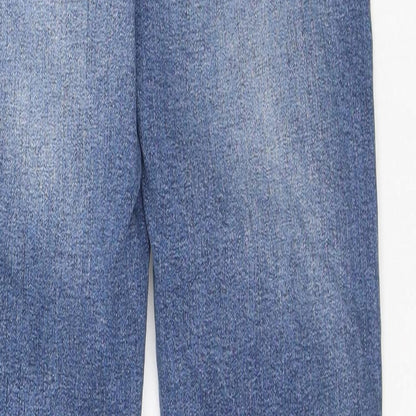 Boohoo Mens Blue Polyester Skinny Jeans Size 28 in L29 in Regular Button