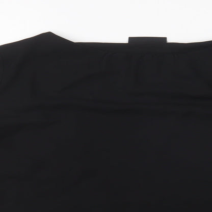 Womens UK Size 12 Wallis Black Basic Blouse