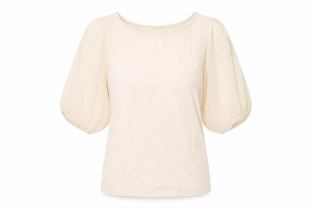 Womens UK Size 10 River Island Beige Basic Blouse