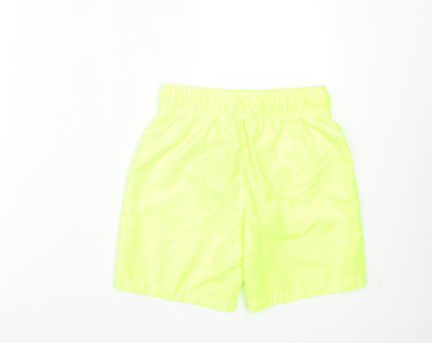 Primark Boys Yellow Polyester Sweat Shorts Size 9-10 Years Regular Drawstring - California