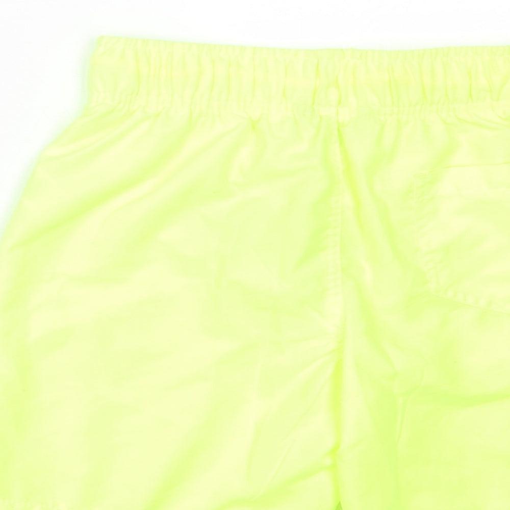 Primark Boys Yellow Polyester Sweat Shorts Size 9-10 Years Regular Drawstring - California