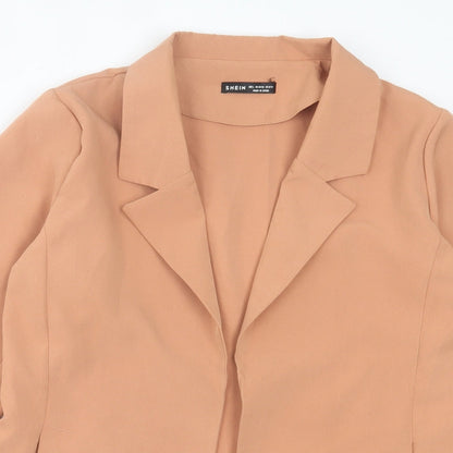 SheIn Womens Orange Jacket Size L