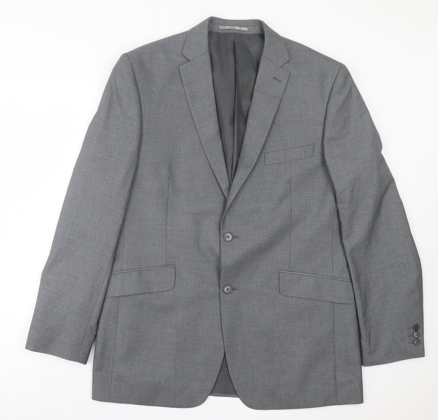 Mens UK Size 42 Occasions Regular Grey Suit Jacket