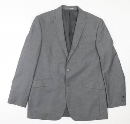 Mens UK Size 42 Occasions Regular Grey Suit Jacket