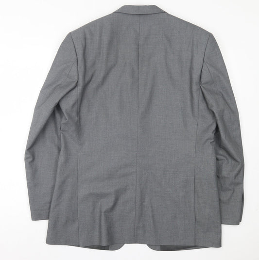 Mens UK Size 42 Occasions Regular Grey Suit Jacket