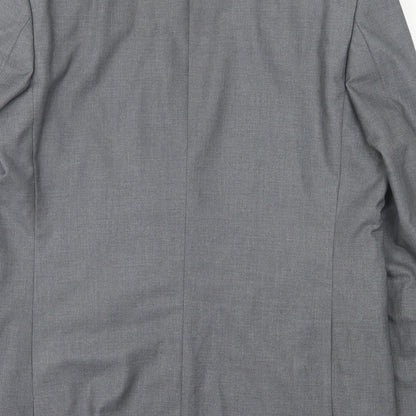 Mens UK Size 42 Occasions Regular Grey Suit Jacket