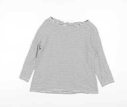 Womens UK Size M Savida White Basic T-Shirt