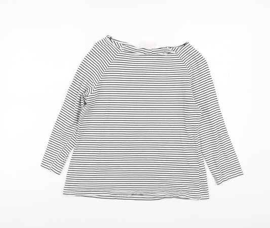 Womens UK Size M Savida White Basic T-Shirt