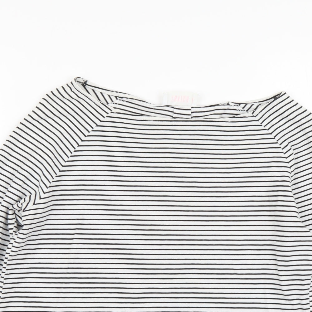 Womens UK Size M Savida White Basic T-Shirt