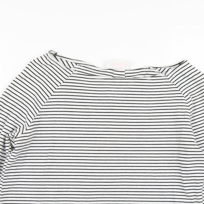 Womens UK Size M Savida White Basic T-Shirt