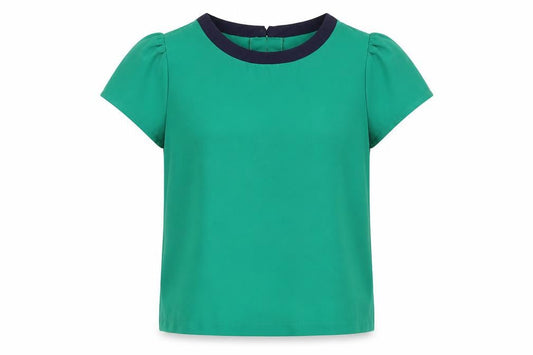 Womens UK Size 10 Dickins & Jones Green Basic Blouse