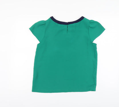 Womens UK Size 10 Dickins & Jones Green Basic Blouse