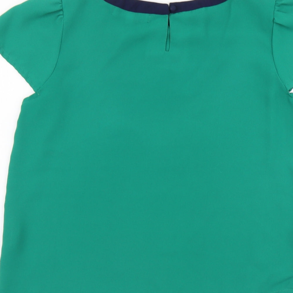 Womens UK Size 10 Dickins & Jones Green Basic Blouse