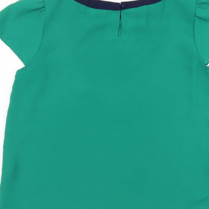 Womens UK Size 10 Dickins & Jones Green Basic Blouse