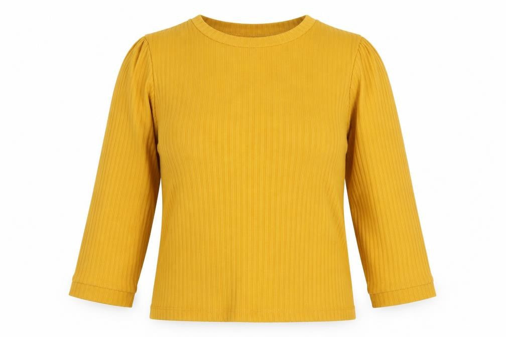 Womens UK Size M Dunnes Stores Yellow Basic Blouse
