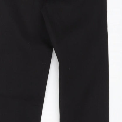 New Look Womens Black Cotton Skinny Jeans Size 4 L25 in Regular Button