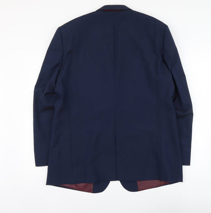 Mens UK Size L Skopes Regular Blue Suit Jacket